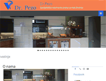 Tablet Screenshot of dr-pezo.hr